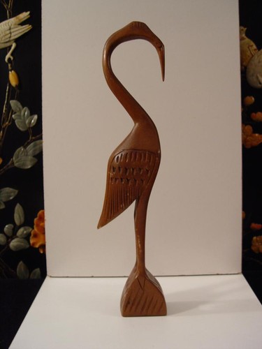 1960 kranich reiher - , holz
