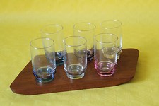 sixties Gläserhalter mit 6